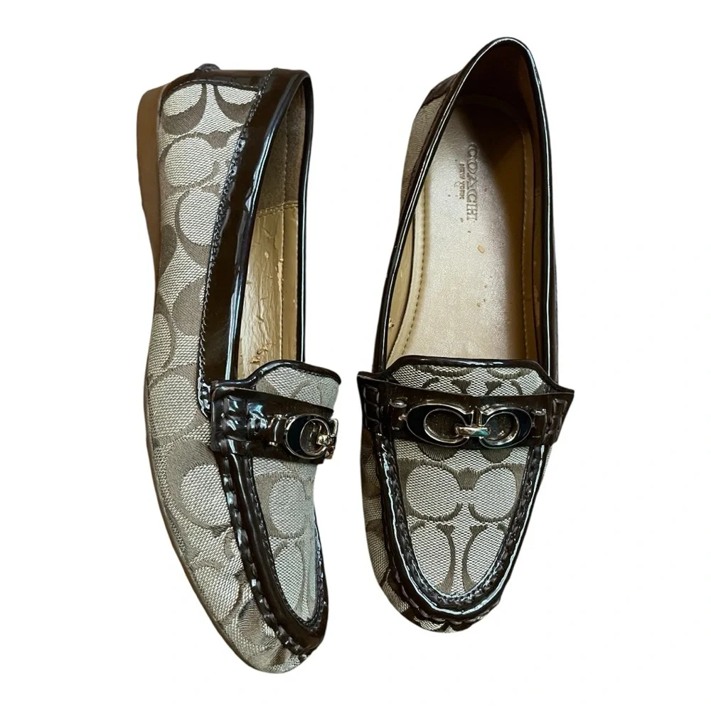 Coach Fortunata Signature C Jacquard Loafers - Picture 11 of 12